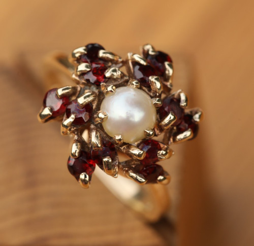 Bague cocktail jaune 9ct - cocktail,