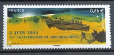 TIMBRE FRANCE N° 4863 SOLDATS DÉBARQUANT DE BARGES 2014 NEUF**