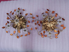 1970′ Paire d'Appliques De