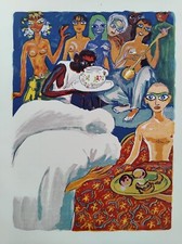 KEES VAN DONGEN GRAVURE REVEIL