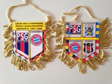 FANION GROUPE E - COUPE D'EUROPE 1997-1998 // PARIS PSG - BAYERN MUNCHEN