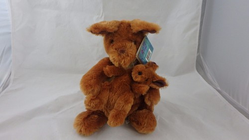 Peluches mère kangourou - peluches,