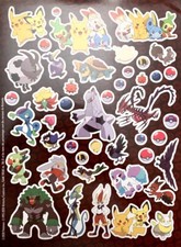 feuilles d'autocollants / 250