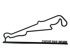 Circuit Grand prix Auto, Le Castellet Paul Ricard sur socle, impression 3D
