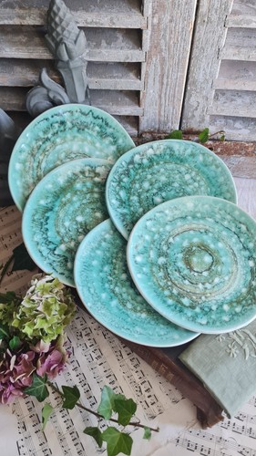 Anciennes assiettes dessert - anciennes,