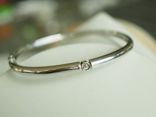 Bracelet vintage jonc - vintage, argent