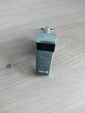 Vintage Sifflet Police Gendarmerie Brass Whistle Madison Japan