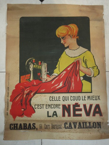 Affiche ancienne neva - ancienne., la