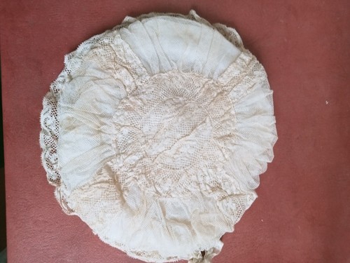Bonnet coiffe dentelle - coiffe,