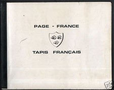 Catalogue TAPIS francais 1964