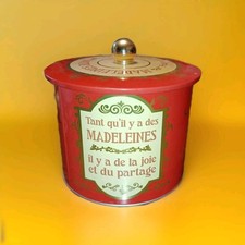Très Jolie Boîte Métal Madeleines Bijou Tradition Pâtissière depuis 1845