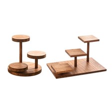 Présentoir à gâteaux en bois pour figurines, statuette de bureau pour remise