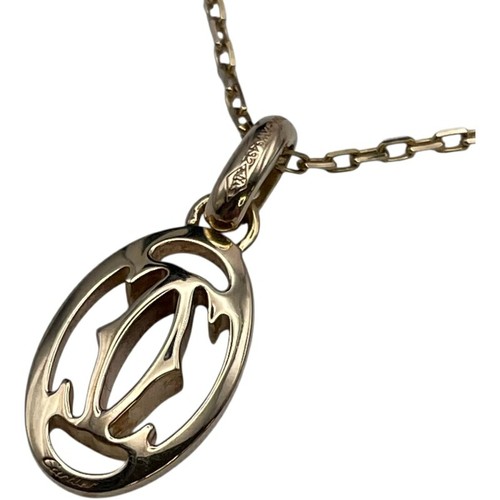 Collier cartier double or - collier,