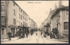 CPA Tournus, Rue du Pont 1915 