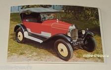 N°14 : 5 CV CITROEN 1923 Chromo Image Collection CHOCOLAT POULAIN - AUTOMOBILE 