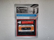 Cassette Audio de Nettoyage FASHION - K7 Head Cleaner avec Flacon Neuf