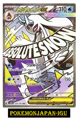 Carte pokemon japonaise mega - carte,
