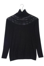 ZARA Pull-over à col roulé Dames Pull T EU 38 noir style décontracté