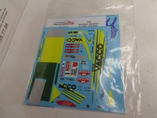 1/18 PLANCHE DECALQUE RALLYE MINIATURE PEUGEOT 306 MAXI