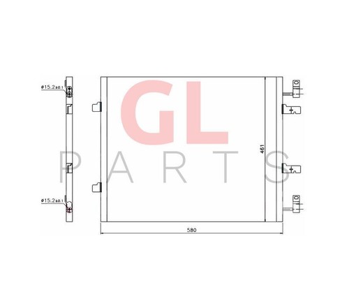 Air condenseur radiateur - condenseur, a/c