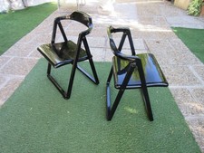 Paire fauteuils de 1976 designer Carlo Hauner modèle Borbona