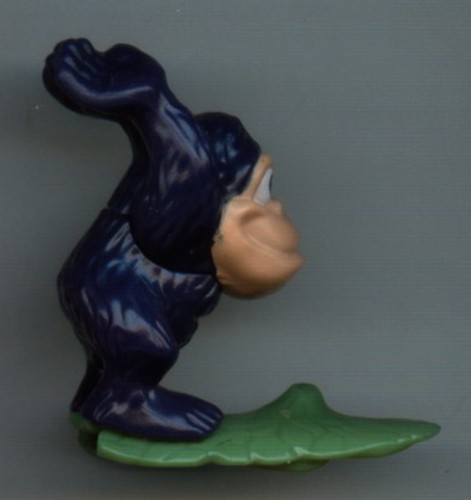 290 figurine singe violet - figurine,