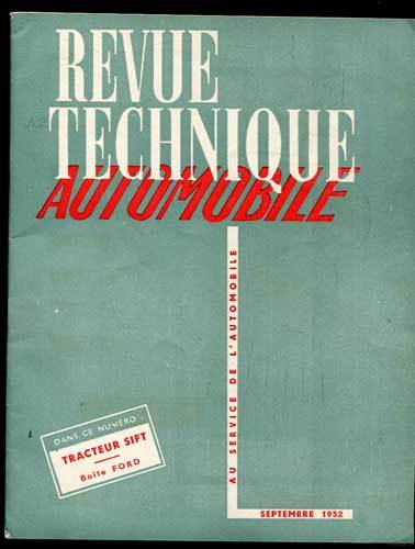 Revue technique automobile - technique,