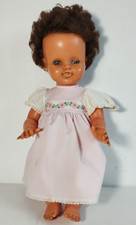 Poupée Raynal ancienne Nadine 1969 Brune cheveux court 40 cm