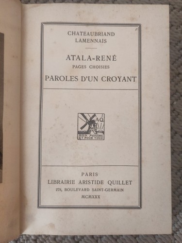 Atala rené paroles d - renÉ, d'un