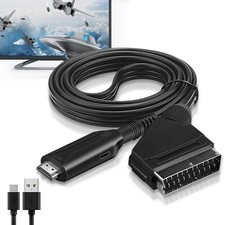 Adaptateur Péritel vers HDMI, Convertisseur Péritel vers HDMI avec câble HDMI...