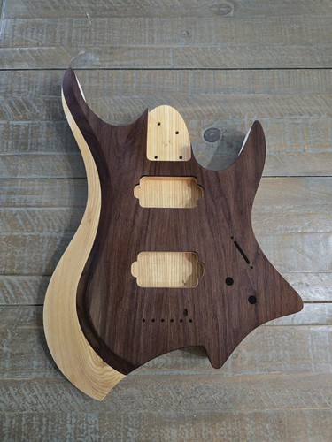 Guitar body peruvian - body,, walnut