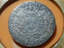 LOUIS XVI - 1/2 ECU au BUSTE HABILLE (ARGENT) - 1785 Q (PERPIGNAN) - 19922ex !