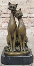 Figurine De Chat En Bronze