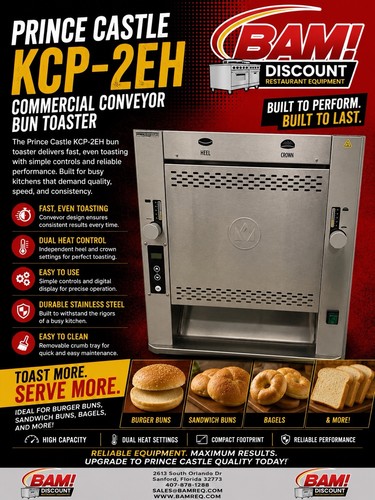 Prince castle commercial - commercial, bun