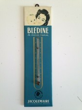 Ancien Carton publicitaire avec thermometre BLEDINA BLEDINE JACQUEMAIRE 