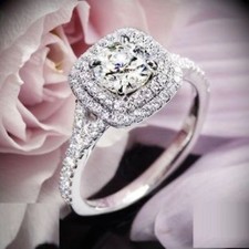 Bague de fiançailles double