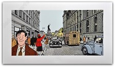 Affiche Jacques Tardi Nestor Burma Paris 3ème Estampe pigmentaire 35x60 cm