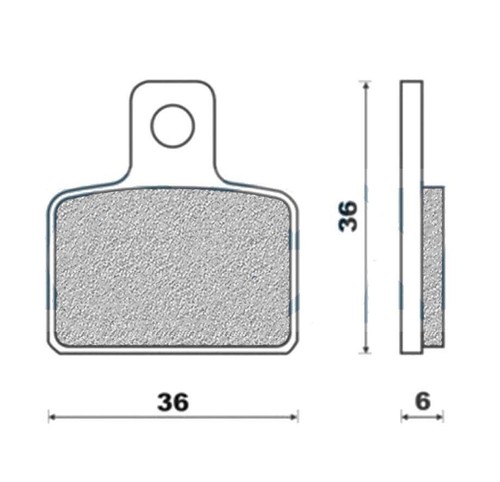 Plaquettes frein 106 - , g1050