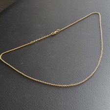 Collier chaîne effet corde