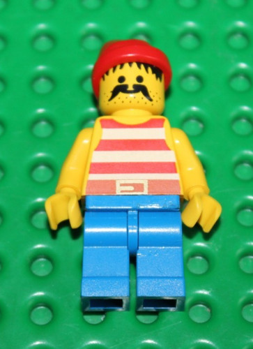 Lego minifig pirate red - minifig,