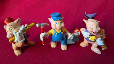 Figurine Bullyland, Les Trois Petits Cochons, Walt disney (hauteur 6cm environ)