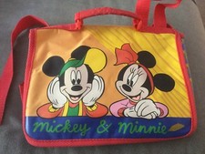 PETIT CARTABLE SAC À DOS MICKEY & MINNIE POUR ÉCOLE MATERNELLE CRÈCHe GARDERIE