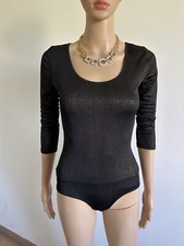 Body pailleté à manches