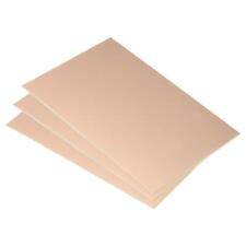 FR4 Côté Unique Cuivre Plaqué 3 Paquet 150x100x1.2mm PCB Stratifié Carte Circuit