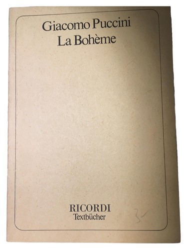Giacomo puccini bohème - giacomo,