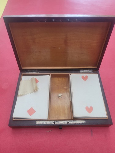 Ancienne boite bois jeu de - bois,