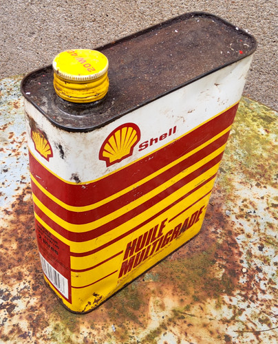 Bidon huile ancien shell - ancien,