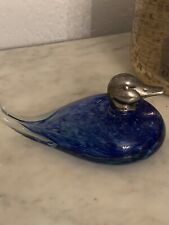 Miran Canard Bleu Outremer Tête Étain