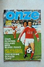 MAGAZINE ONZE N°16 (1977 FOOTBALL BLOKHINE KIEV RIO NANTES IRLANDE FRANCE BRESIL