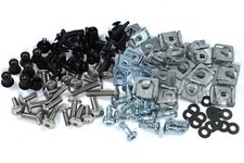 Yamaha R1 2015-2019 Tête de fourche Boulons Vis Clip Inox Kit + Pozi dzus